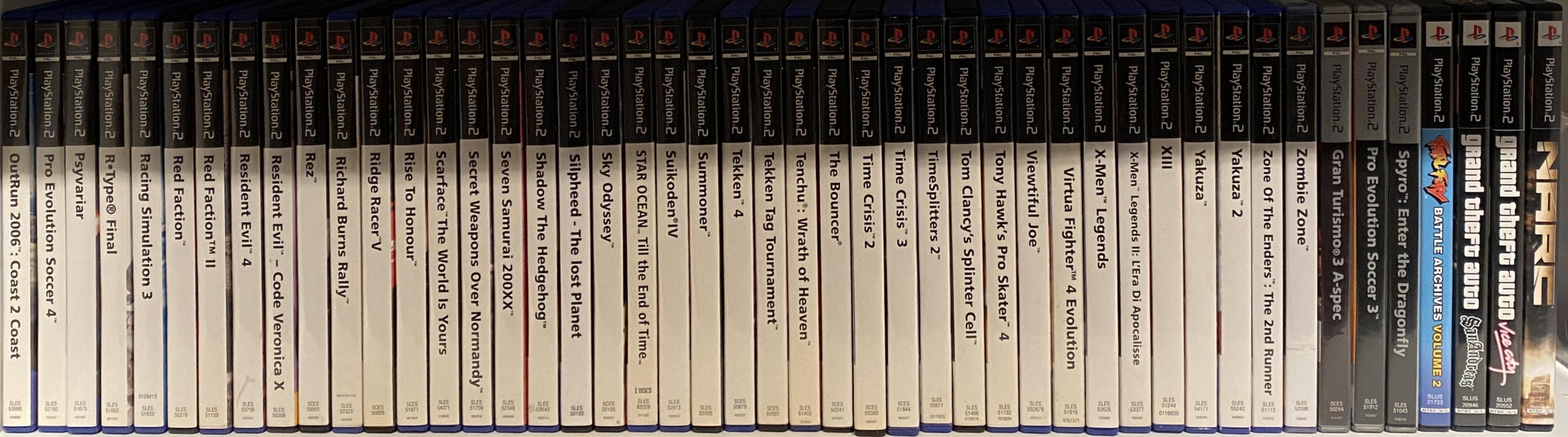 PS2 Shelf Row 2